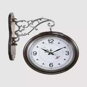 12-521 RS 무소음 양면 벽시계 디지탈시계 아날로그시계