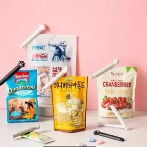 냥냥 펀치 밀봉 집게 6개 세트 사무용품