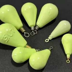 [콩심팥심]축광 문어 봉돌 야광추 구멍釣魚