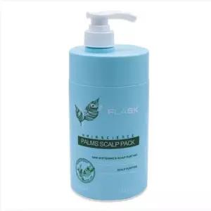 플라스크 팜스 스칼프 팩 1000ml / 두피 모발 겸용 헤어팩 트리트먼트 홈클리닉 미용실대용량 두피쿨링