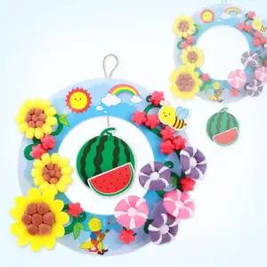 플레이콘 여름을담은 리스만들기 5인