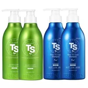 [온누리상품][TS] 올뉴 플러스TS샴푸 탈모증상완화 500g 2개+뉴TS쿨샴푸 탈모증상완화 500g 2개