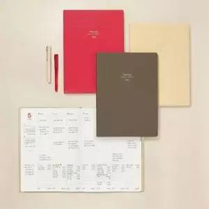 [문구/오피스] A4 주간 플래너 날짜형 다이어리 하드커버 일정 관리 노트