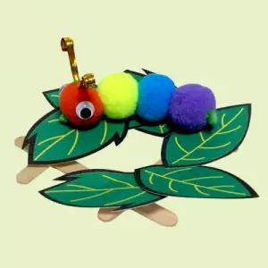 움직이는 애벌레 만들기 4인세트