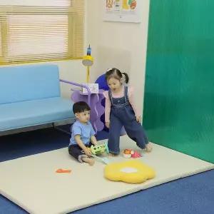 [avec]아베크 아이매트 올핏 향균 양면 놀이방매트 200x120 틈새없는 아기 층간소음 유아 거실