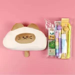 [문구] IWS 냥냥이 필통+필기구세트 11종 쇼핑백증정