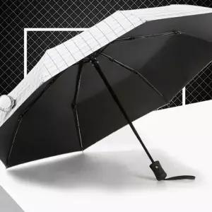 [NS홈쇼핑]우산 양산 체크무늬 고급스런 양우산 암막 3단자동 체크 가성비 좋은 선택..