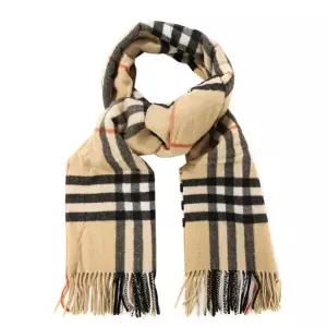 [버버리] 26SS (MU WASHED GIANT CHK 8085931) 여성 캐시미어 머플러