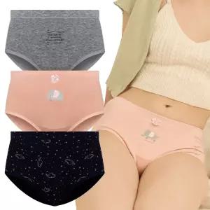 (제이지몰)주니어 여아 위생팬티 면스판 초경 생리 팬티 세트 YW703