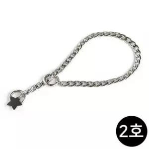 [반려] 그루머스 쵸크체인 2호 강아지 목걸이