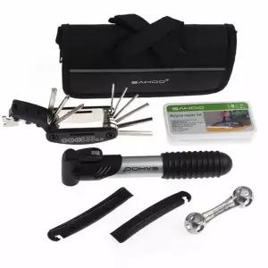 자전거 공구세트 휴대정비 펑크패치 수리킷포함