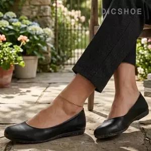 딕슈 여성 기본 베이직 웨지 플랫슈즈 단화 2.5cm SN2PLWA883