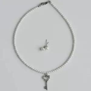 열쇠 핵 진주 세트 진주목걸이 진주 스승의날선물