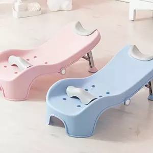 목욕 보조 의자 아기 머리 감기 편리 용품 접이식 샴푸 린스 세정 안전 목욕