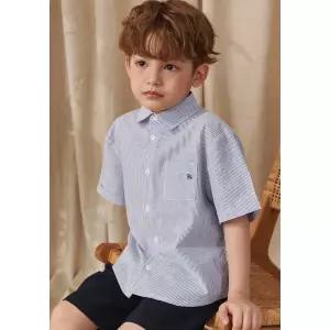 [롯데백화점]빈 블루 스트라이프 시어서커 셔츠BA21BL02BUL