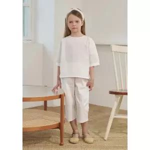 [롯데백화점]빈 화이트 와이드 블라우스BA22BL03WTL