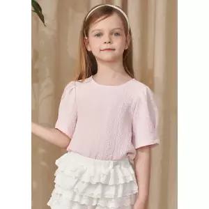 [롯데백화점]빈 핑크 반소매 요루 블라우스BA22BL01PKL