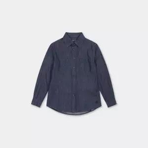백화점 브룩스 브라더스 키즈 코튼 데님 셔츠 인디고 BBTHKB6893OEF