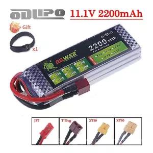 RC 헬리콥터 항공기 쿼드콥터 자동차 비행기용 LiPo 배터리  T JST XT30 XT60 플러그 3S 11.1V 2200mAh 40C