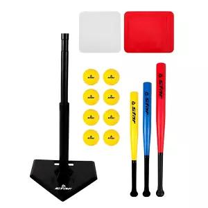 초등학교 체육교구 3종배트 소프트 티볼시합 세트 야구방망이 놀이터인싸템 스포츠완구 어린이선물 캐치볼