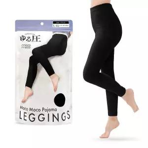 일본 직수입 모코모코 수면 파자마 레깅스(블랙)