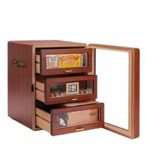 시가 보관함 온습도 캐비닛 블랙 숙성 밀폐 시가홀더 시가케이스