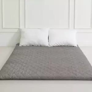 극세사이불 J리빙 접이식 3단매트리스 민무늬 싱글 그레이 이불세트