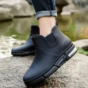 [셀러에이드]남성 레인부츠 장화 미들 워커 에어솔