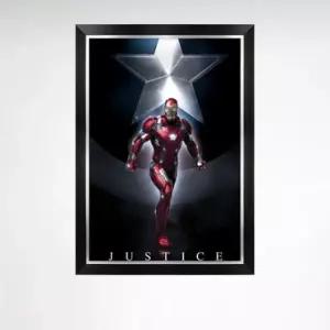 1000피스 아이언맨 야광 모던블랙 액자세트