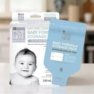일회용 분유팩 휴대용 1회분씩 소분 320ml 60개입