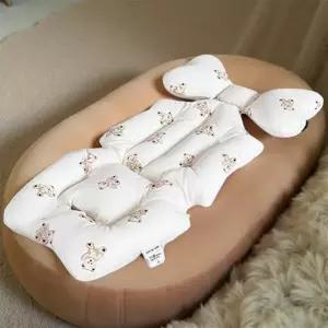 유모차 등받이 쿠션 라이너 시트 양면 사계절 목쿠션