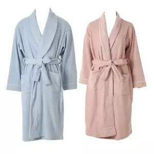 [롯데백화점]비너스 커플 로브가운 순면 타월가운 목욕가운 부드러운 테리원단 [VPAA01MR A01WR]
