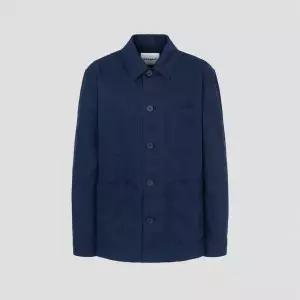 [롯데백화점]로가디스 코튼 리넨 프렌치 워크 재킷 - 네이비 RY6237P02R