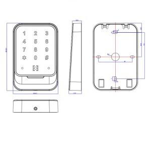 액세스 컨트롤용 다이나믹 QR 코드 및 RFID 리더기 | 위건드 & RS485 MF NFC 호텔 커뮤니티 방문자 관리용
