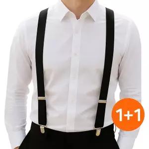 1+1 데일리 남자 서스펜더 팬츠 정장 멜빵 밴드 벨트 웨딩