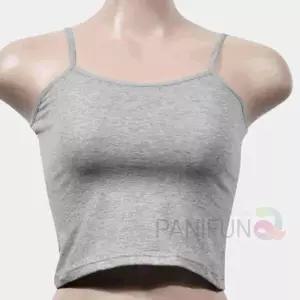 [라일리여성언더웨어] Rly 크롭 끈런닝 여자끈런닝 끈나시탑 면끈나시 여자끈