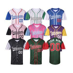 빠른 맞춤형 팀 & 팬 통기성 야구 셔츠 개인 디지털 프린트 유니폼 트렌디 2025 래글런 선물용