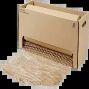 종이완충재 종이뽁뽁이 롤크라프트지 친환경포장재 포장지 490mmx420m +디스펜서