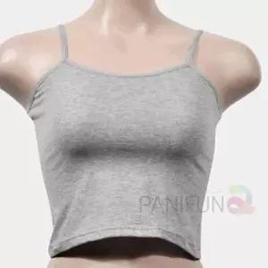 [라일리여성언더웨어] Rly 크롭 끈런닝 여자끈런닝 끈나시탑 면끈나시 여자끈