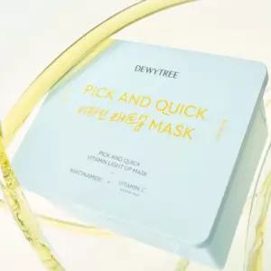 듀이트리 뽑아쓰는 마스크팩 비타민 라이트업 1일1팩 BNA