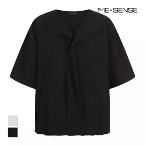 [미센스] 숄카라 반팔블라우스_MB45BLM304Z