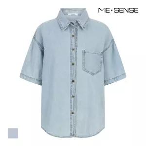 [미센스] 워싱 데님 반팔셔츠_MB45DBM301Z