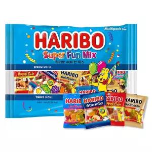 하리보 슈퍼 펀 믹스 젤리 44개입 649g 1세트