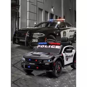 전기 전동차 자동차 원격 충전 장난감 경찰차 사이렌