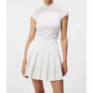 [제이린드버그] 여성 골프웨어 기능성 메쉬 반팔 화이트