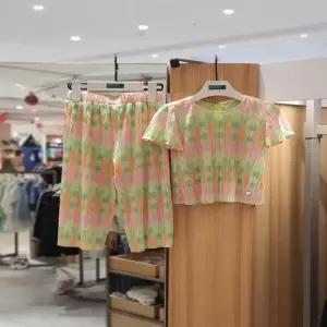 베네통키즈 D레인보우보드레플리츠블라우스세트 (QAWS03631 PT03631)Y그린