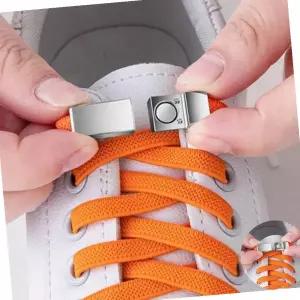 매듭없는 메탈 마그네틱 자석 무매듭 운동화끈 세트