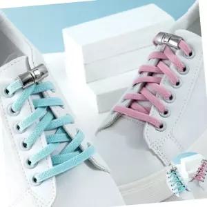 매듭없는 신발끈 버클 무매듭 운동화끈 세트