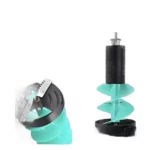 아이스 오거 드릴 얼음 낚시 천공기 빙판 깨기 비트 단검 빙어 부유 가능