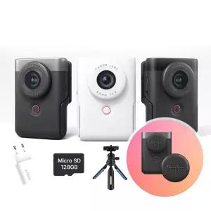 캐논 PowerShot V10+128GB 브이로그 패키지 컴팩트 유튜브 여행용 카메라 ok